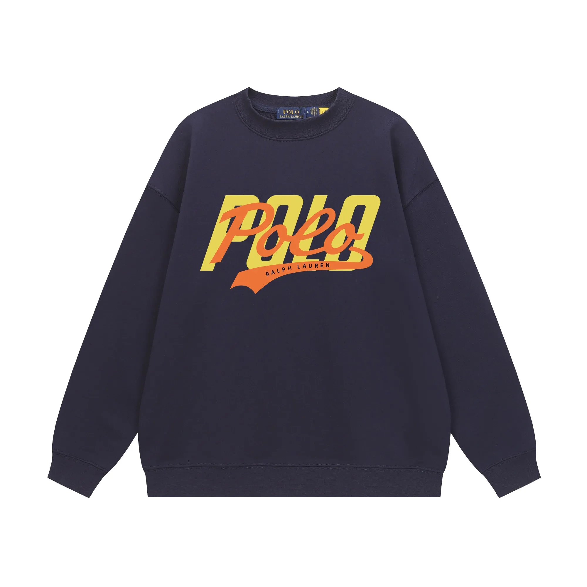 P200 Long-term stock] RalphLauren/Ralph Lauren 2025 autumn and winter new bear letter print 420g heavy large terry sweatshirt Ralph Lauren's age-reducing item, the coat fabric is made of 85% cotton ➕15% polyester, which not only retains the softness, comfort and breathability of cotton, but also adds the wear resistance and wrinkle resistance of polyester fiber, making the clothes more durable and easy to care for. Even in slightly cooler weather, you won't feel stuffy when wearing it. This kind of fabric has a natural crisp feel and is not easy to pill or deform. The bear on the chest is printed with English letters. It is full of color, full of three-dimensionality, and lifelike, adding a bit of liveliness and interest to the whole sweatshirt. There is no pressure to dress, regardless of age or gender. Complete accessories! Color: black, white, navy blue, light floral gray Size: M-L-XL-XXL